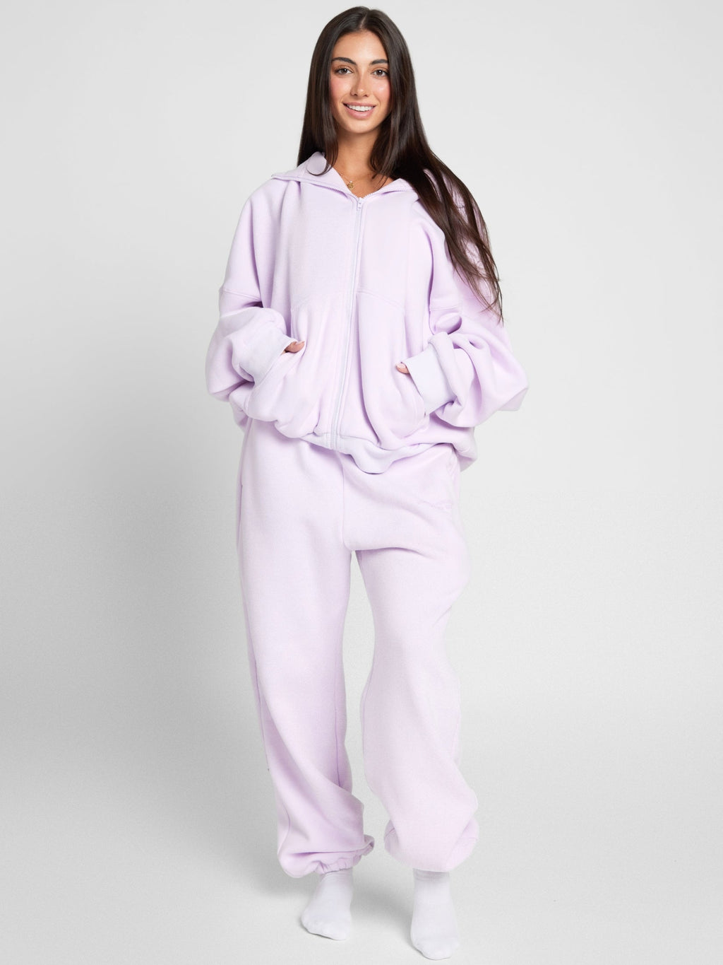 Pastel Zip Hoodie