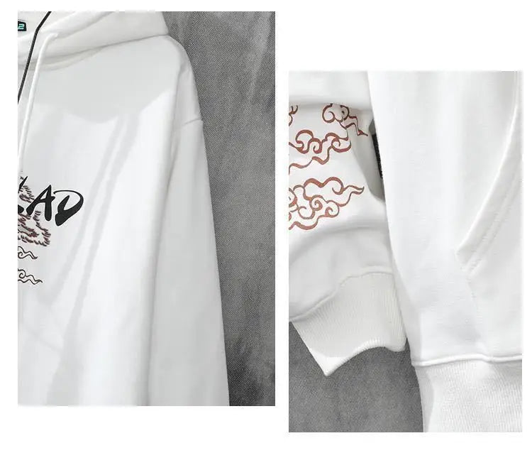 hoodie y2k clothes harajuku Men's anime hip-hop japanese streetwear Sweatshirt hoodies men kpop