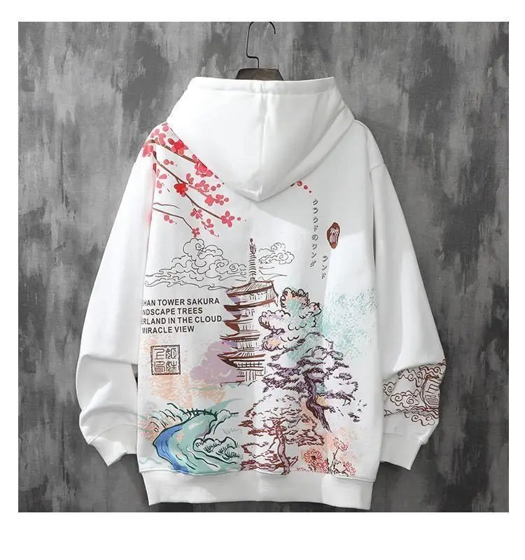hoodie y2k clothes harajuku Men's anime hip-hop japanese streetwear Sweatshirt hoodies men kpop
