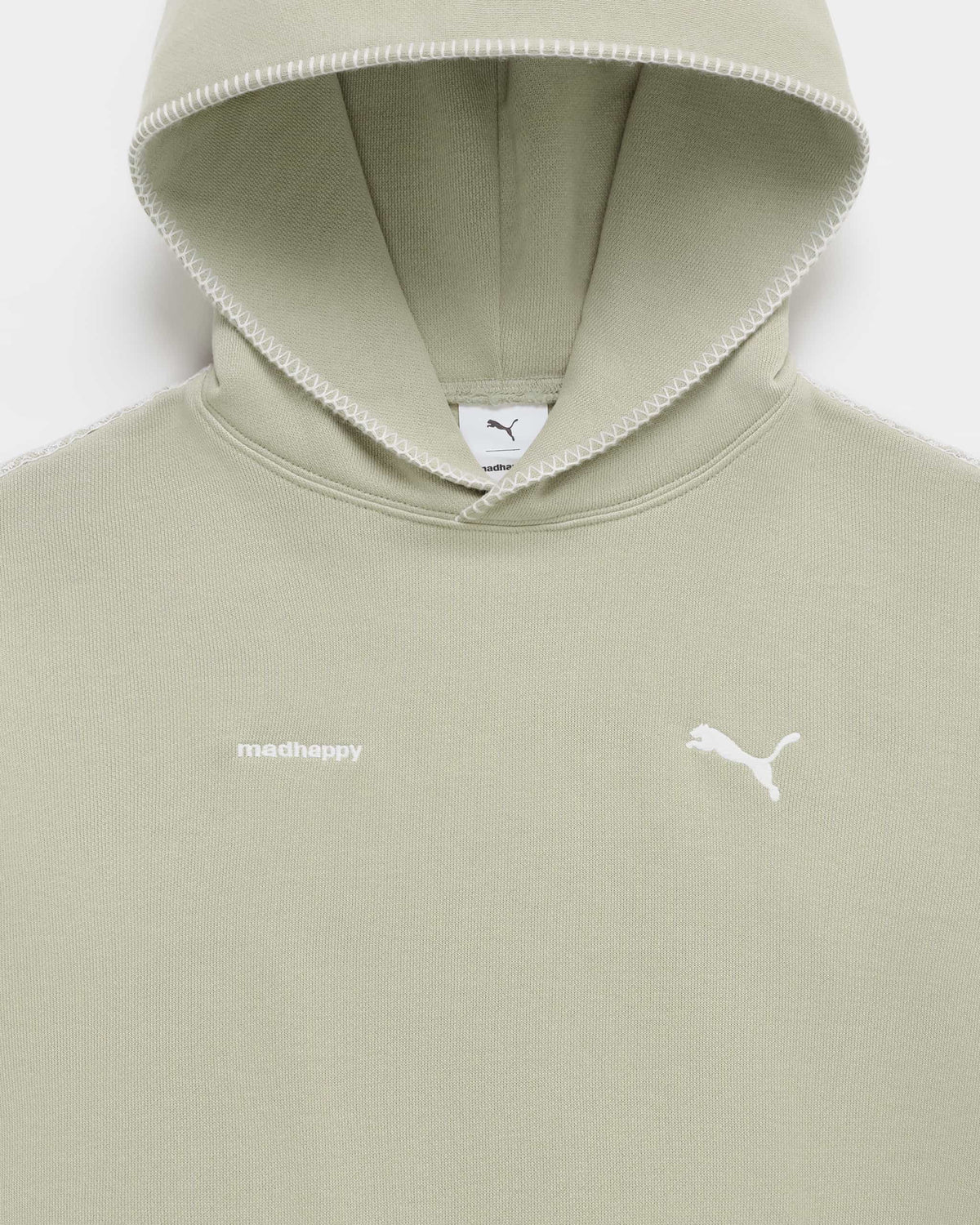 PUMA Lace Trim Fleece Hoodie