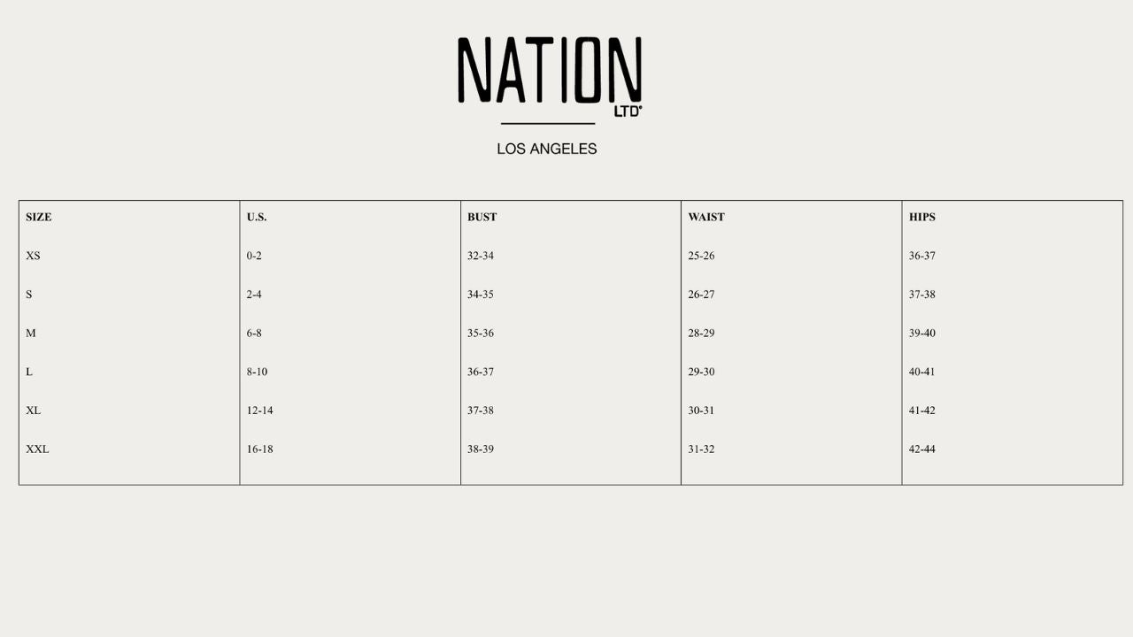 Nation Ltd - Goldie Short Sleeve Boxy Crew Tee