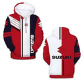 Men motorcycle enthusiast's must-have autumn and winter street style warm long-sleeved sweatshirt jacket