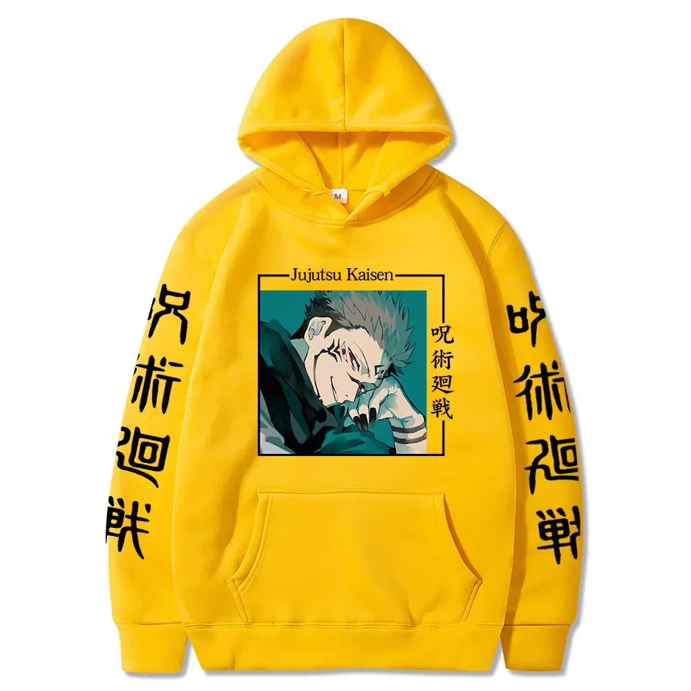 hoodies for man 3D Anime Satoru Gojo Printing Hooded Men Women Hoodies Prevalent Harajuku Manga Unisex Sweatshirt Men's clothing