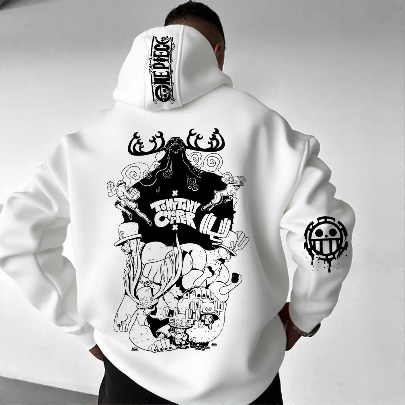 One Piece Chopper Anime Hoodie Men Women Pullover Sweatshirt Graphic Print Streetwear Casual New Spring Autumn Long Sleeve Top