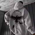 Y2K Men Long-sleeve Hooded Sweatshirt Autumn Winter Daily Outdoor Casual Street Fashion Sportswear