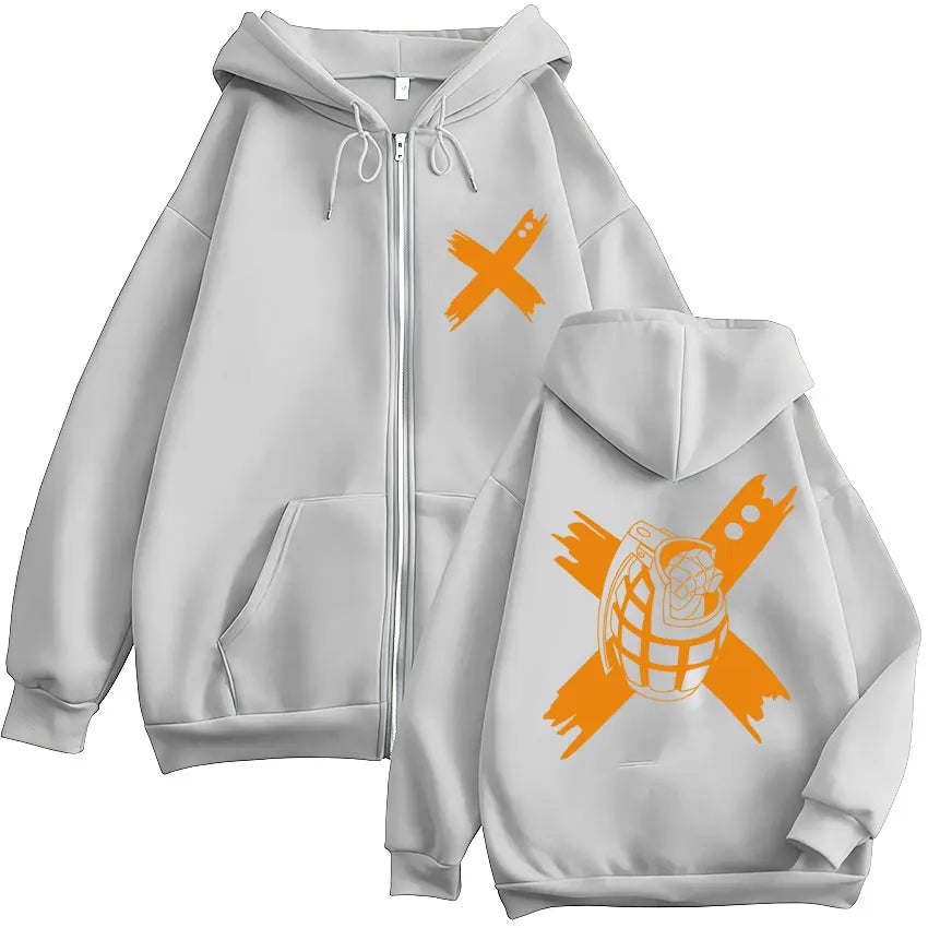 Japan Anime My Hero Academia Zip Up Hoodies Harajuku Fashion Manga Vintage Sweatshirt Men Women Fleece Oversized Tracksuit Coats