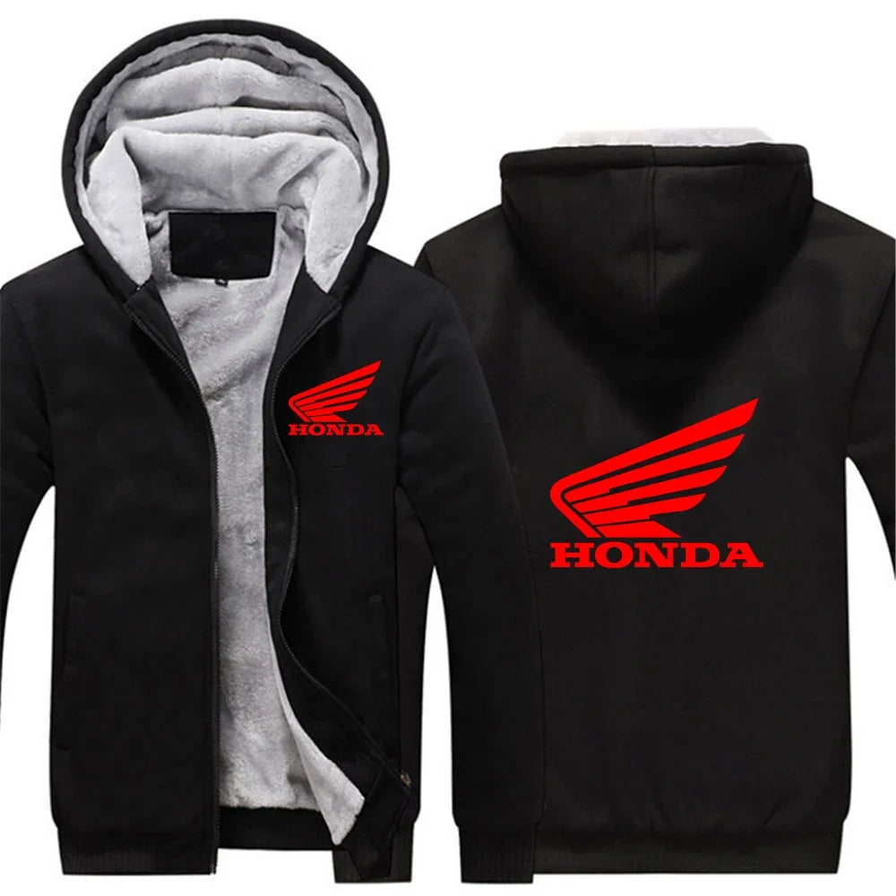 Autumn Winter Man's Fleece Warm Thicken Coat Popular Patchwork Contrast Color Hoodies Casual Jacket