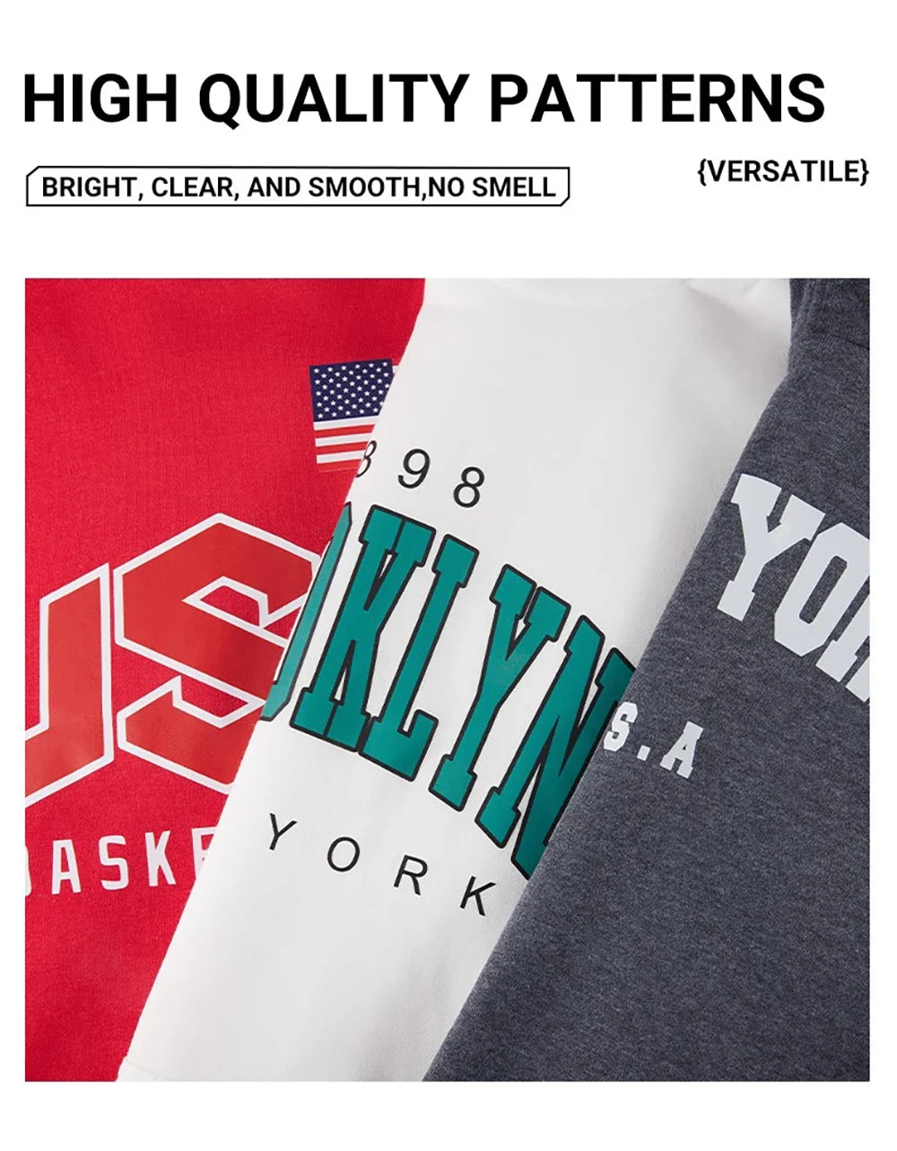 USA Basketballer Printed Street Casual Hoody Men Women Hip Hop Oversized Clothing Loose Warm Fleece Sweatshirts Couple Hoodies