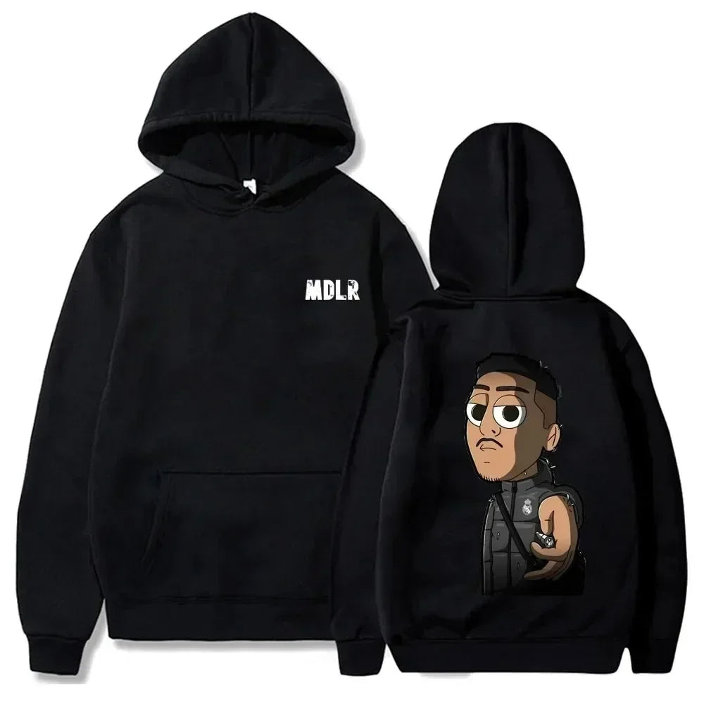 Print Hoodies Women Fleece Sweatshirt Hip Hop Casual Hoodie Vintage Pullovers Loose Y2k Clothes Women Sweatshirt