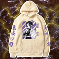 Demon Slayer Shinobu Kochou Hoodie. Anime Graphic Pullover Sweatshirt. Harajuku Loose Streetwear Top Men Women 2026 New Arrivals