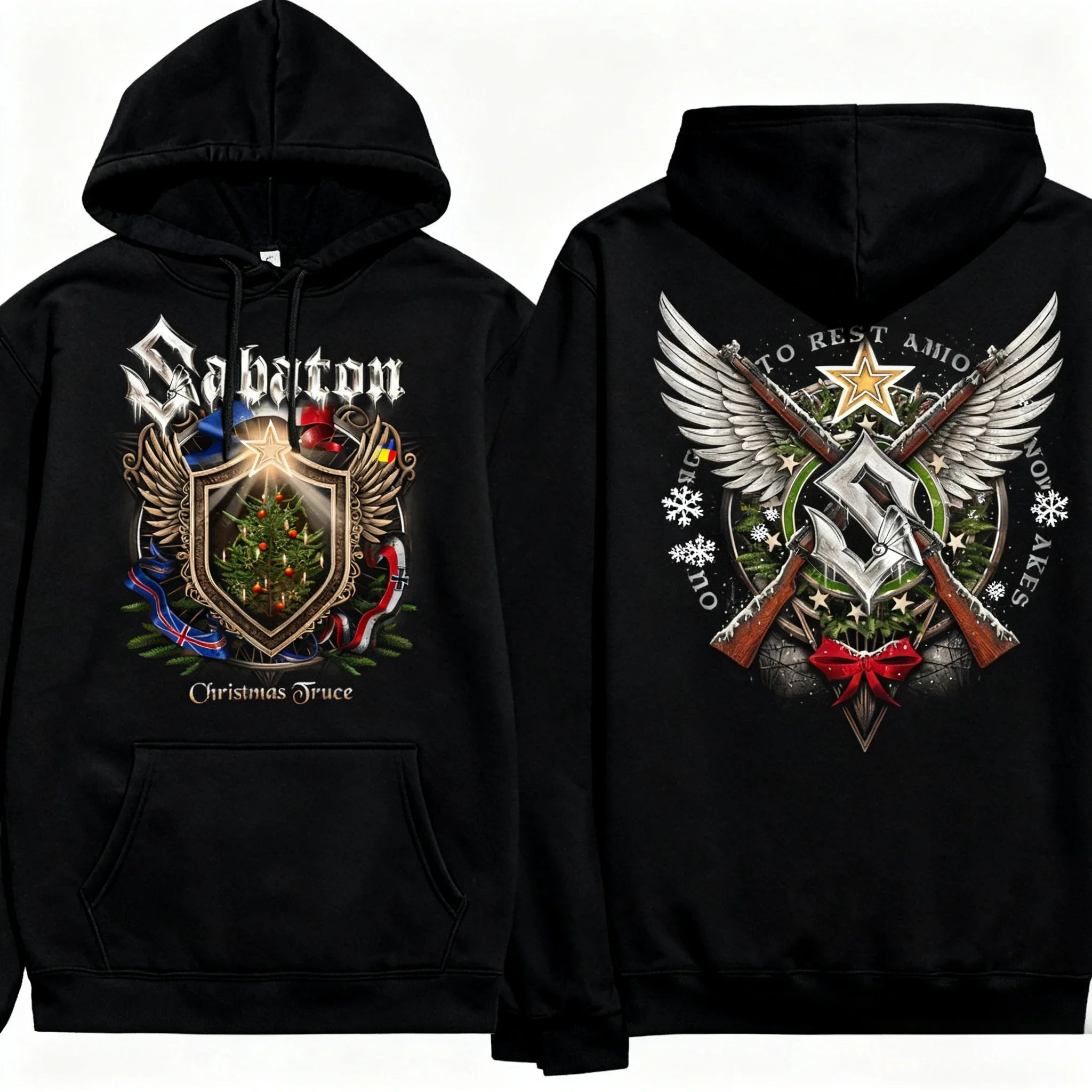 Swiss Fallon Rock Music Band New Hoodies Sabaton Classic Print Women Men Vintage Fashion Hoody Street Y2k Overszied Sweatshirts