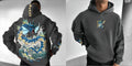 Men's Hoodie 2025 Autumn/Winter Anime Gyarados Print Loose Street Casual Japanese Trendy Versatile Original Jumper Top