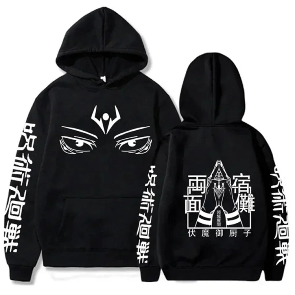 hoodies for man 3D Anime Satoru Gojo Printing Hooded Men Women Hoodies Prevalent Harajuku Manga Unisex Sweatshirt Men's clothing