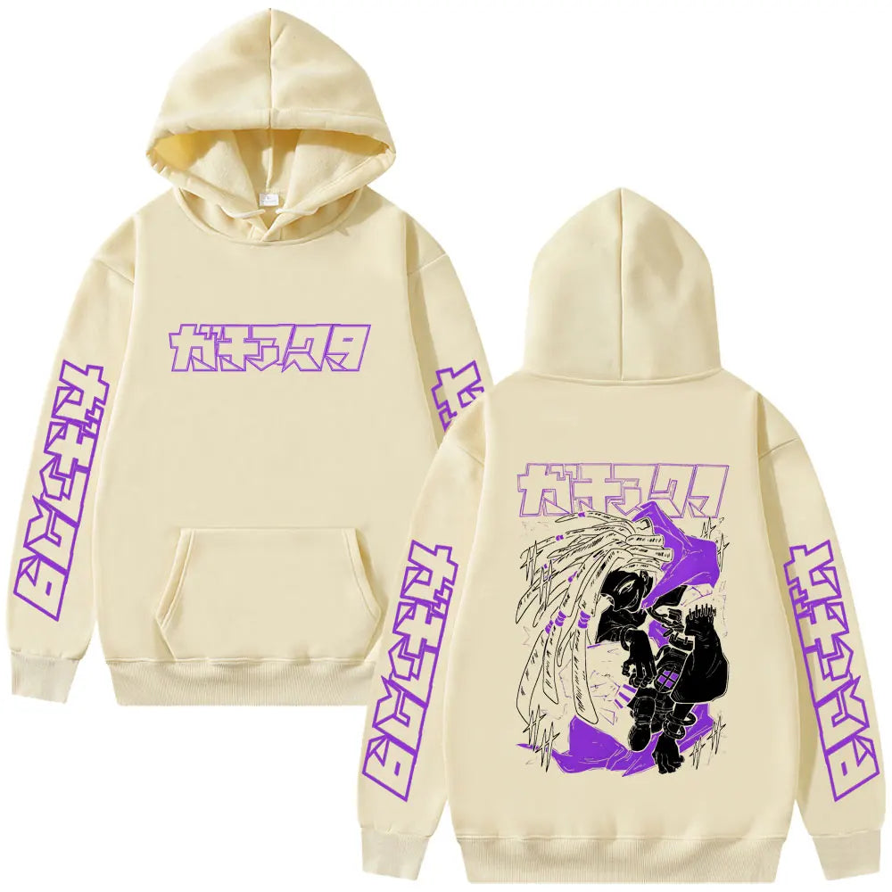 Hoodie Men Women Manga Retro Oversized Hooded Sweatshirt Unisex Fashion Trend Oversized Pullover Hoodies