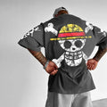 One Piece Japanese Anime Men's T-Shirt Cotton Y2K Harajuku Street Trend Boys Children's Boys and Girls  Short Sleeves