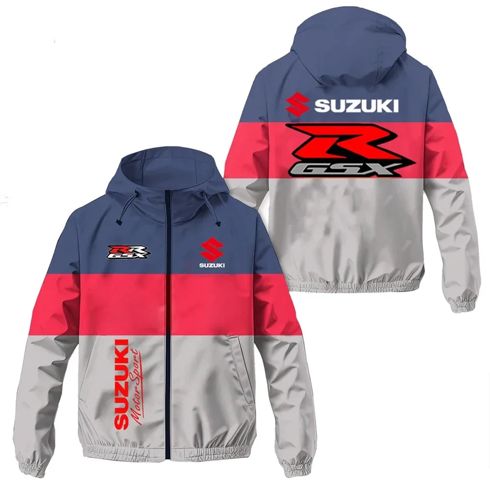 Racing Jacket Team Uniform Motorcycle Jacket Windproof Thin Sun-protective Clothing Outdoor Cycling Men's Jacket Y2K