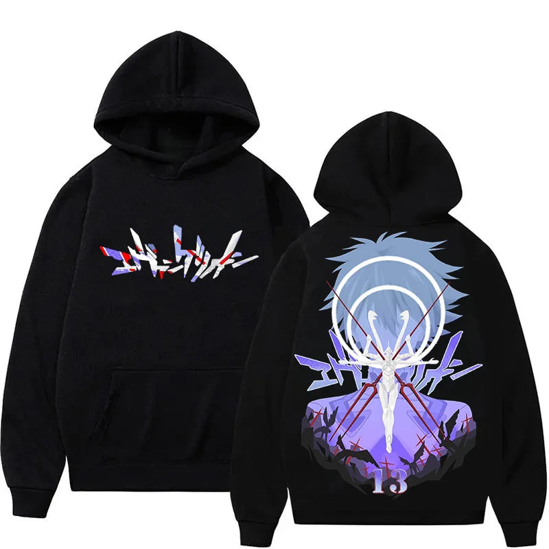 Anime Hoodies Men Hoodie Sweatshirts Casual Long Sleeve Pullovers Hooded Sweater Cartoon Warm Hoody Tops Gifts