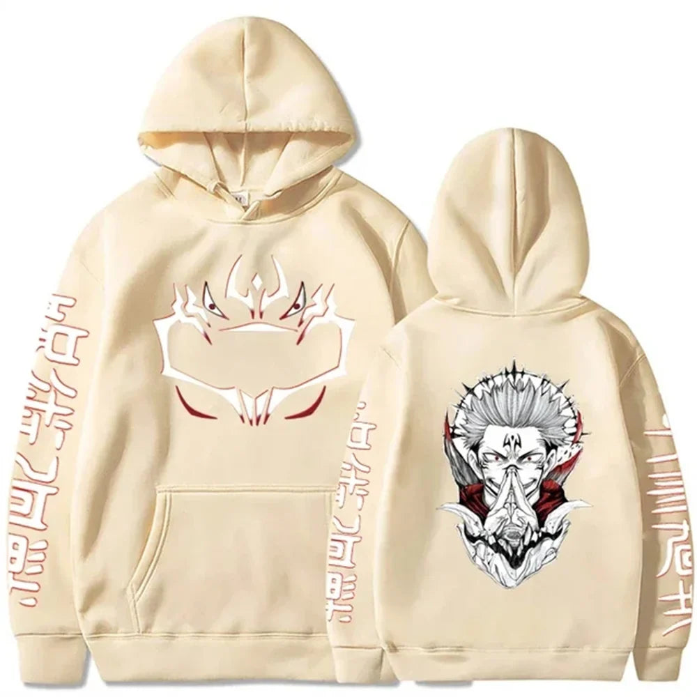 hoodies for man 3D Anime Satoru Gojo Printing Hooded Men Women Hoodies Prevalent Harajuku Manga Unisex Sweatshirt Men's clothing