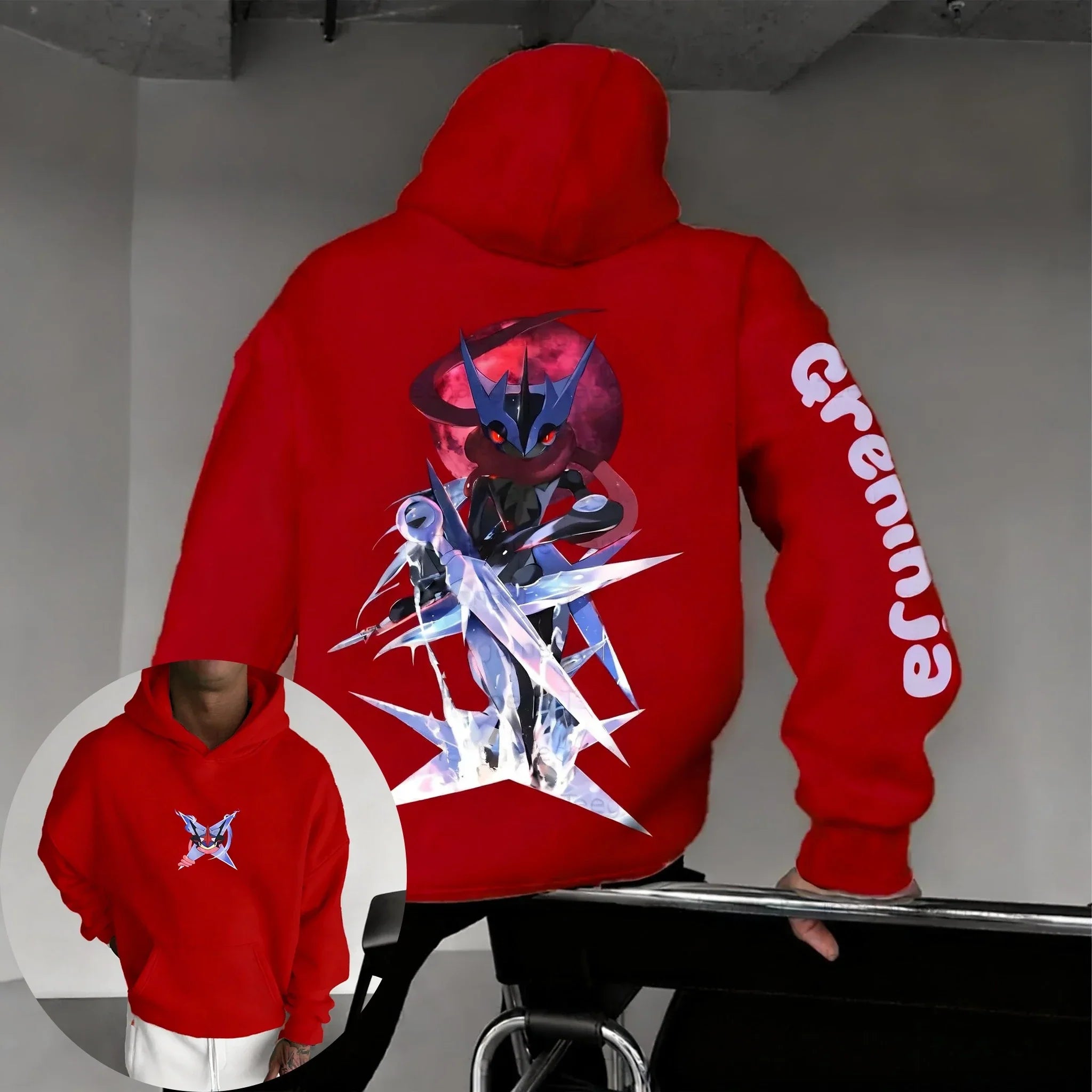 Anime Co Branded Hoodie 2025 Autumn/Winter New Harajuku Men's and Women's Large Loose Casual Parent Child Sweater Top