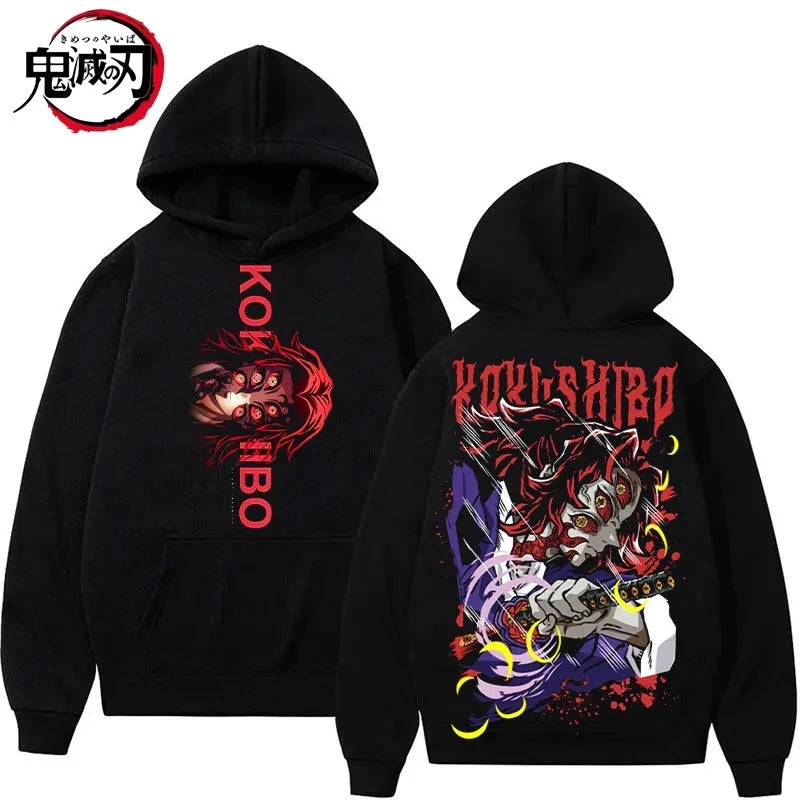 Print Black Hoodie. Oversized Streetwear Sweatshirt Men Women Long Sleeve Casual Autumn Top Unisex