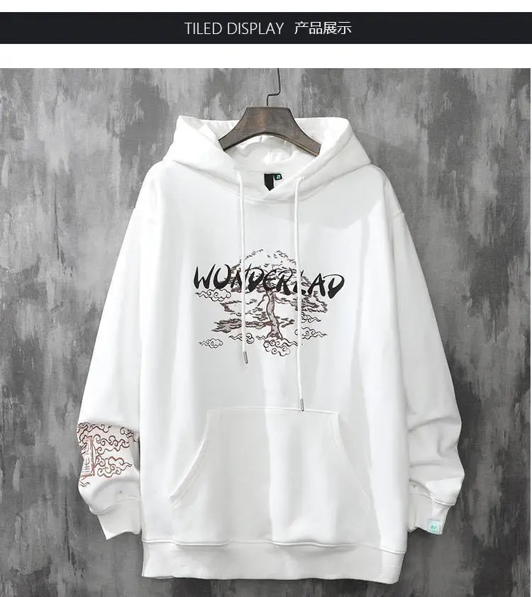 hoodie y2k clothes harajuku Men's anime hip-hop japanese streetwear Sweatshirt hoodies men kpop