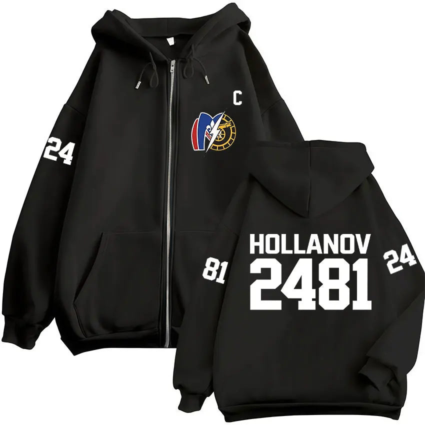 Zipper Hoodies Men's Women Clothing Fashion Zip Up Sweatshirts Jackets Coats