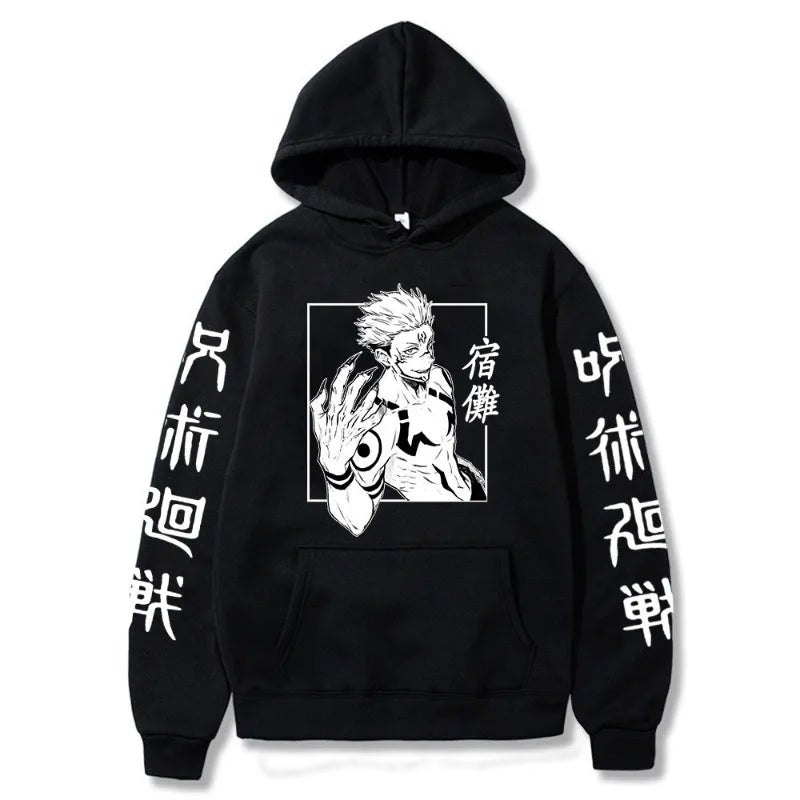 Jujutsu Kaisen Anime Ryomen Sukuna  Clothes Hooded Sweatshirts Cosplay Streetwear Hoodie Tops Birthday Gifts