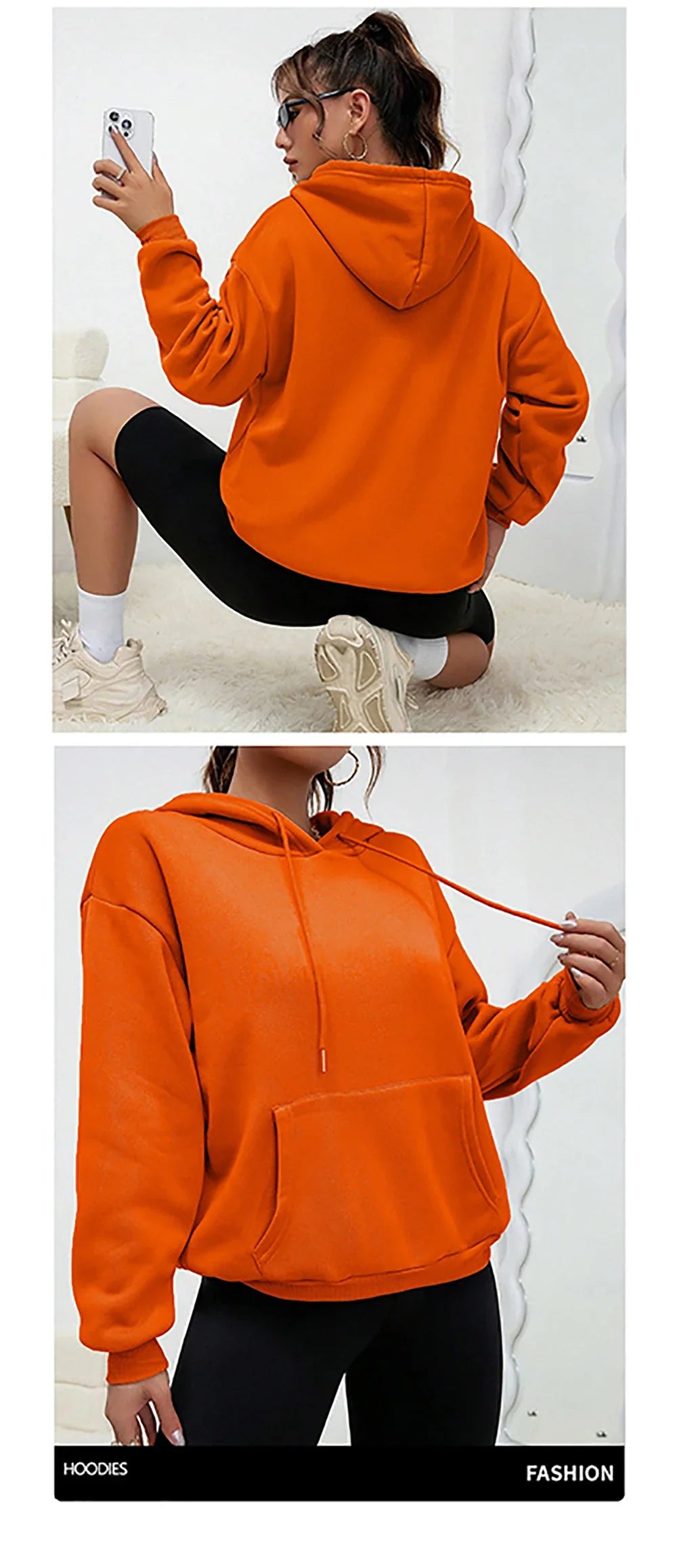Beautiful Purple Butterfly Printing Hoodies Women Fleece Pocket Hoody Simple Casual Hoodie Autumn Loose Female Streetwear