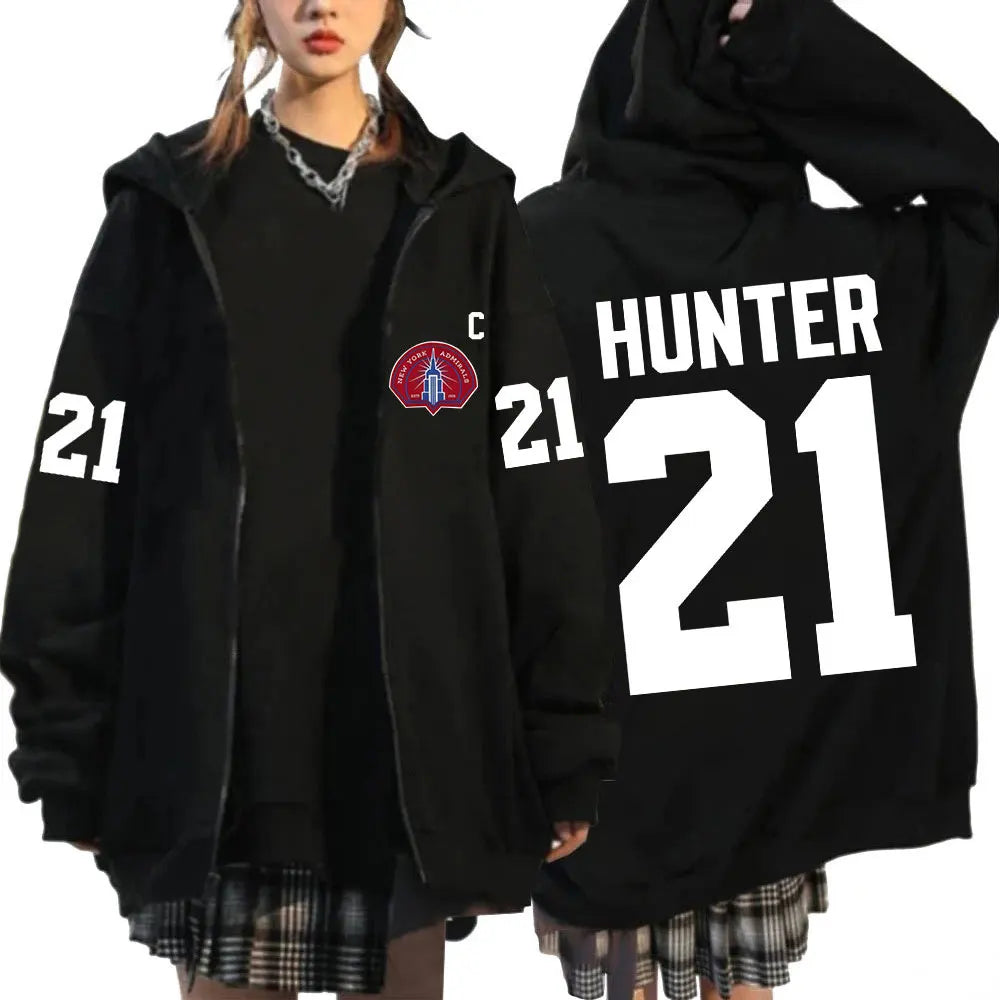 Zipper Hoodies Men's Women Clothing Fashion Zip Up Sweatshirts Jackets Coats