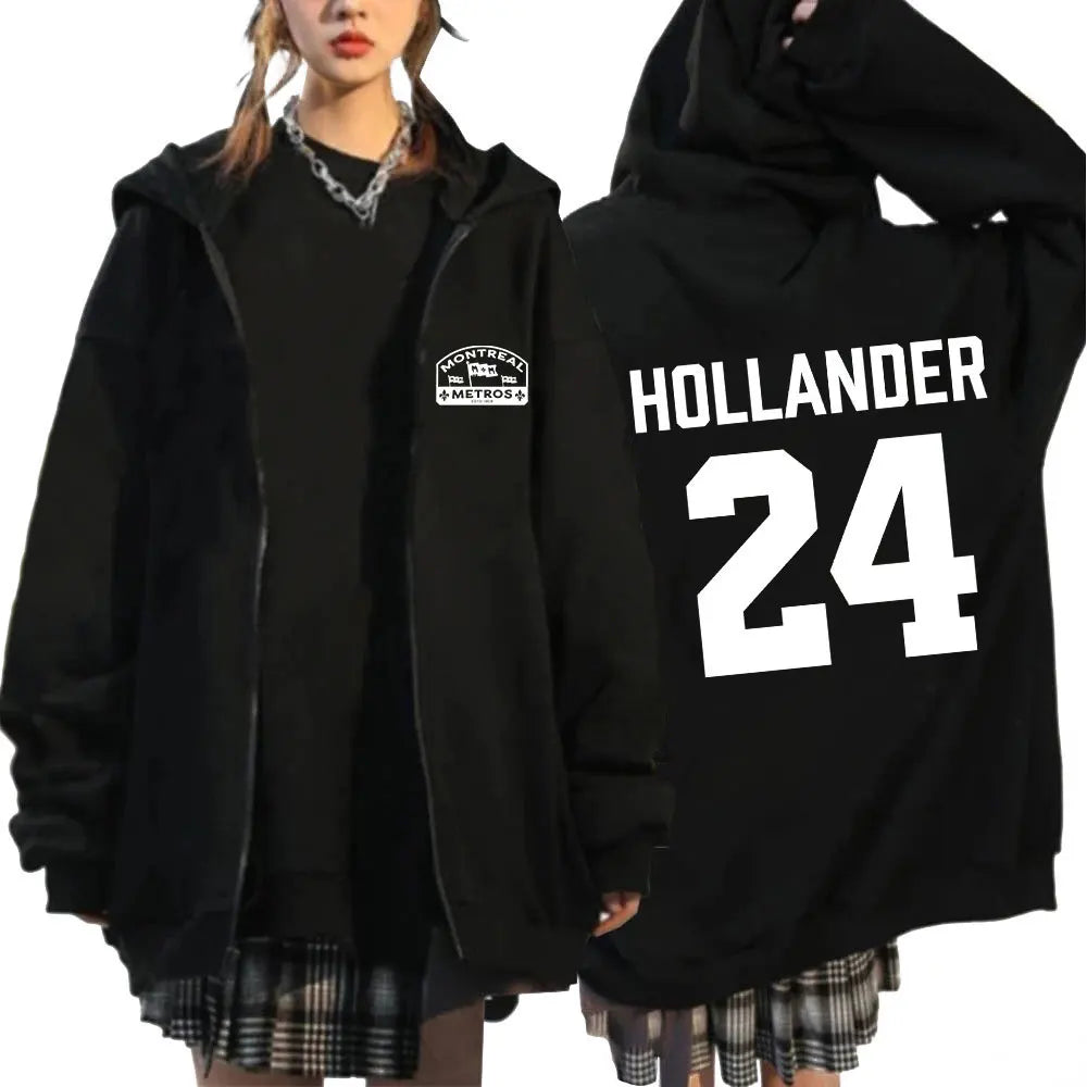 Zipper Hoodies Men's Women Clothing Fashion Zip Up Sweatshirts Jackets Coats