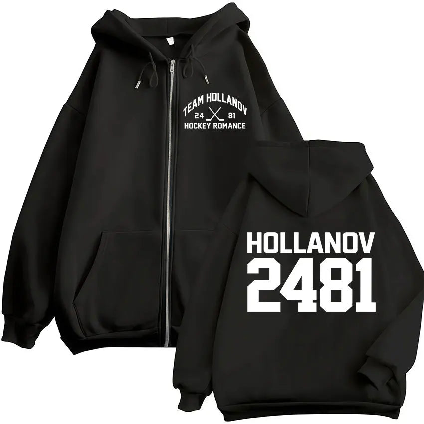 Zipper Hoodies Men's Women Clothing Fashion Zip Up Sweatshirts Jackets Coats