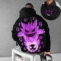 Pok¨¦mon Gengar Double-sided Printing Hoodie for Men Women 2025 Autumn/Winter New Y2K Harajuku Plus Size Casual Sweatshirt Top