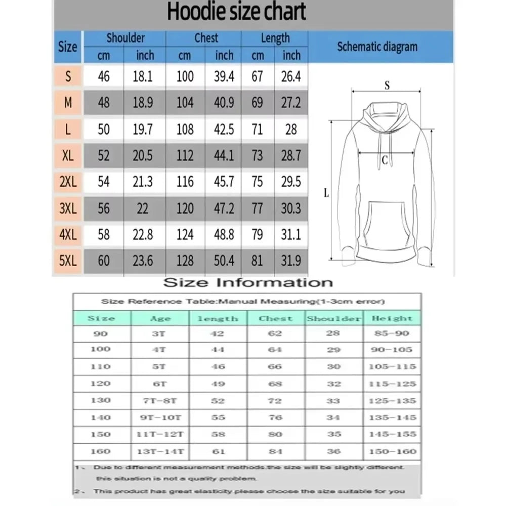 Men's Hoodie Sweater Roronoa Zoro Japanese Anime Spring and Autumn Punk Boy Children's Long Sleeve Parent-Child Wear
