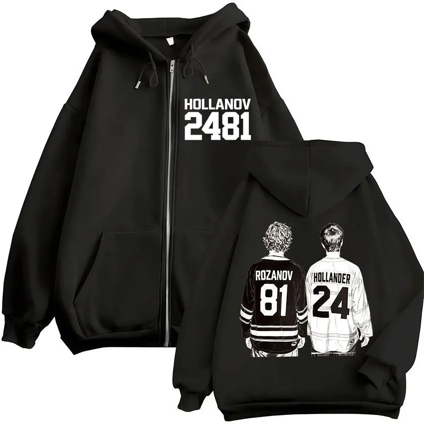 Zipper Hoodies Men's Women Clothing Fashion Zip Up Sweatshirts Jackets Coats