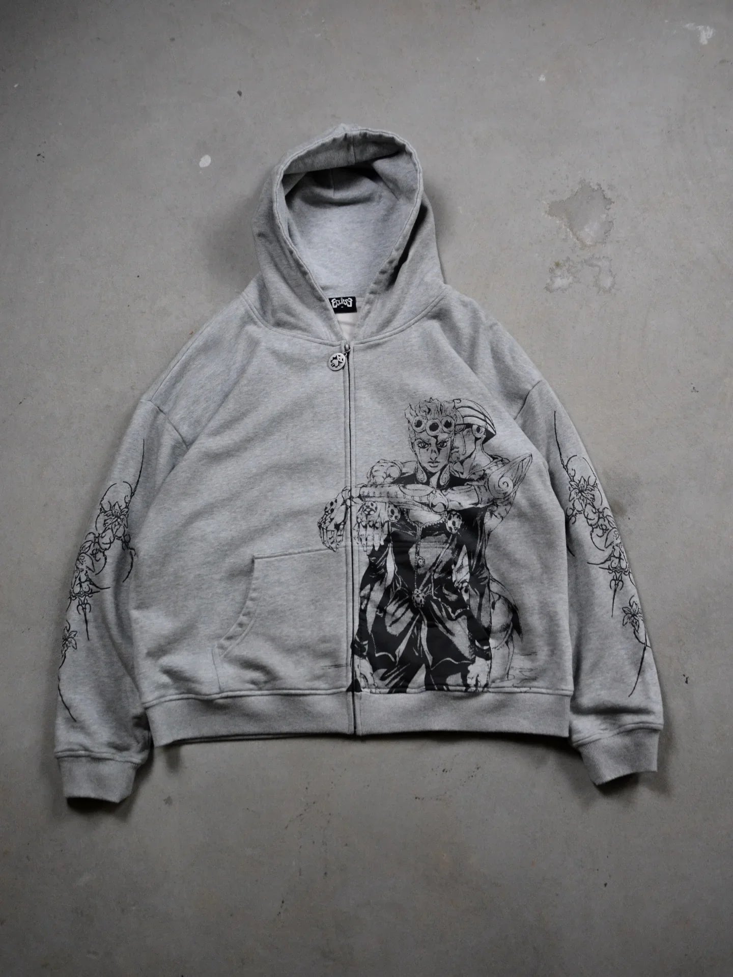 Harajuku Jojo Bizarre Adventure Zip Up Hoodies Oversized Mens Womens Zipper Hoodie Hip Hop CoupleS Y2k Street Sweatshirt