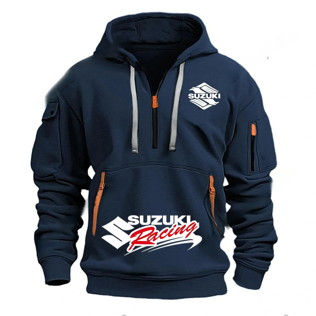 men's hoodies. hooded sweatshirts. outdoor-style streetwear. motorcycle clothing. high-quality. warm winter