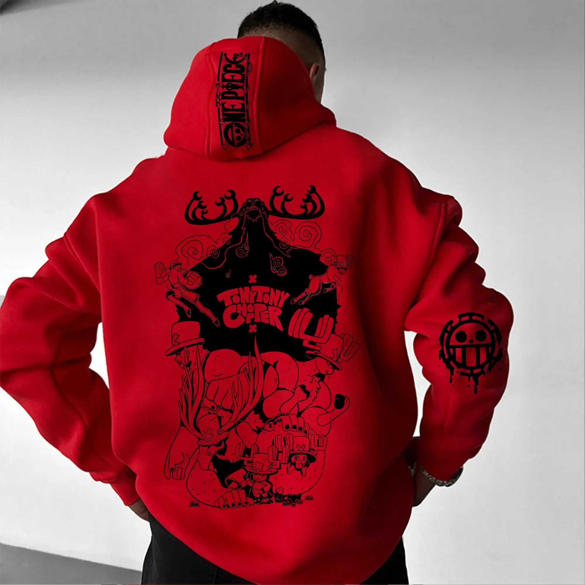 One Piece Chopper Anime Hoodie Men Women Pullover Sweatshirt Graphic Print Streetwear Casual New Spring Autumn Long Sleeve Top