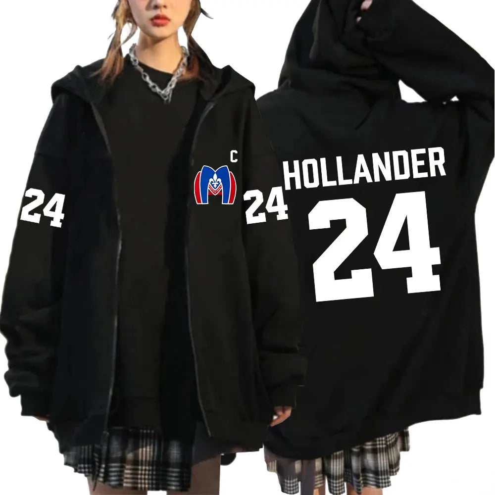 Zipper Hoodies Men's Women Clothing Fashion Zip Up Sweatshirts Jackets Coats