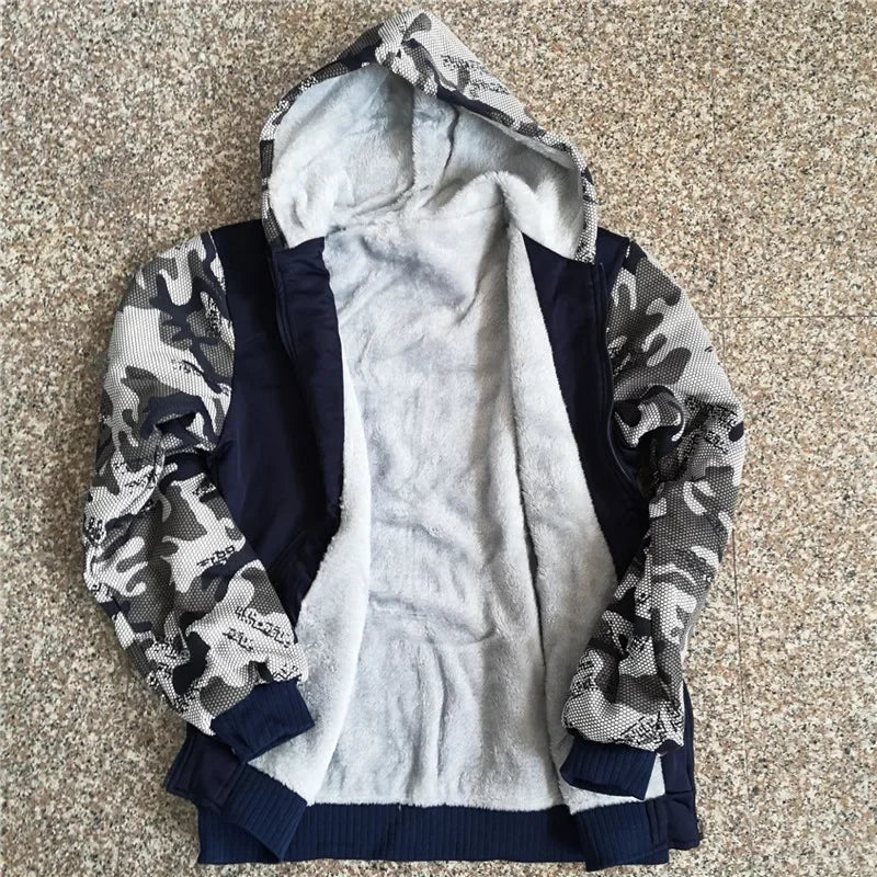 Hoodies Men Coat Winter Warm Fleece Github Programmer Sweatshirts Jacket
