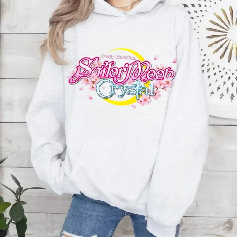 Hoodie Women. Autumn Winter Anime Printed Sweatshirt.Harajuku Y2k Loose Casual Pullover Coat for Ladies