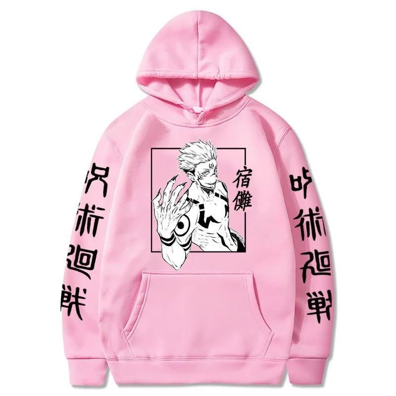 Jujutsu Kaisen Anime Ryomen Sukuna  Clothes Hooded Sweatshirts Cosplay Streetwear Hoodie Tops Birthday Gifts