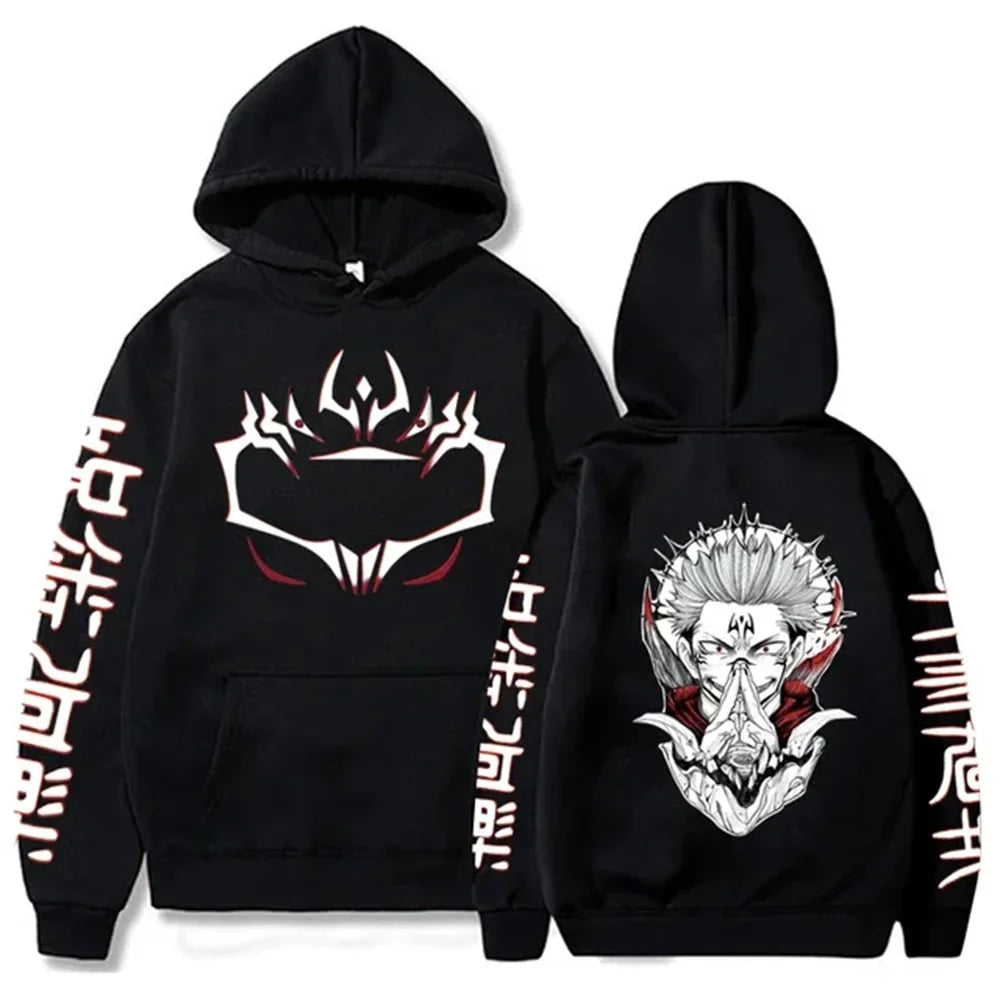 hoodies for man 3D Anime Satoru Gojo Printing Hooded Men Women Hoodies Prevalent Harajuku Manga Unisex Sweatshirt Men's clothing