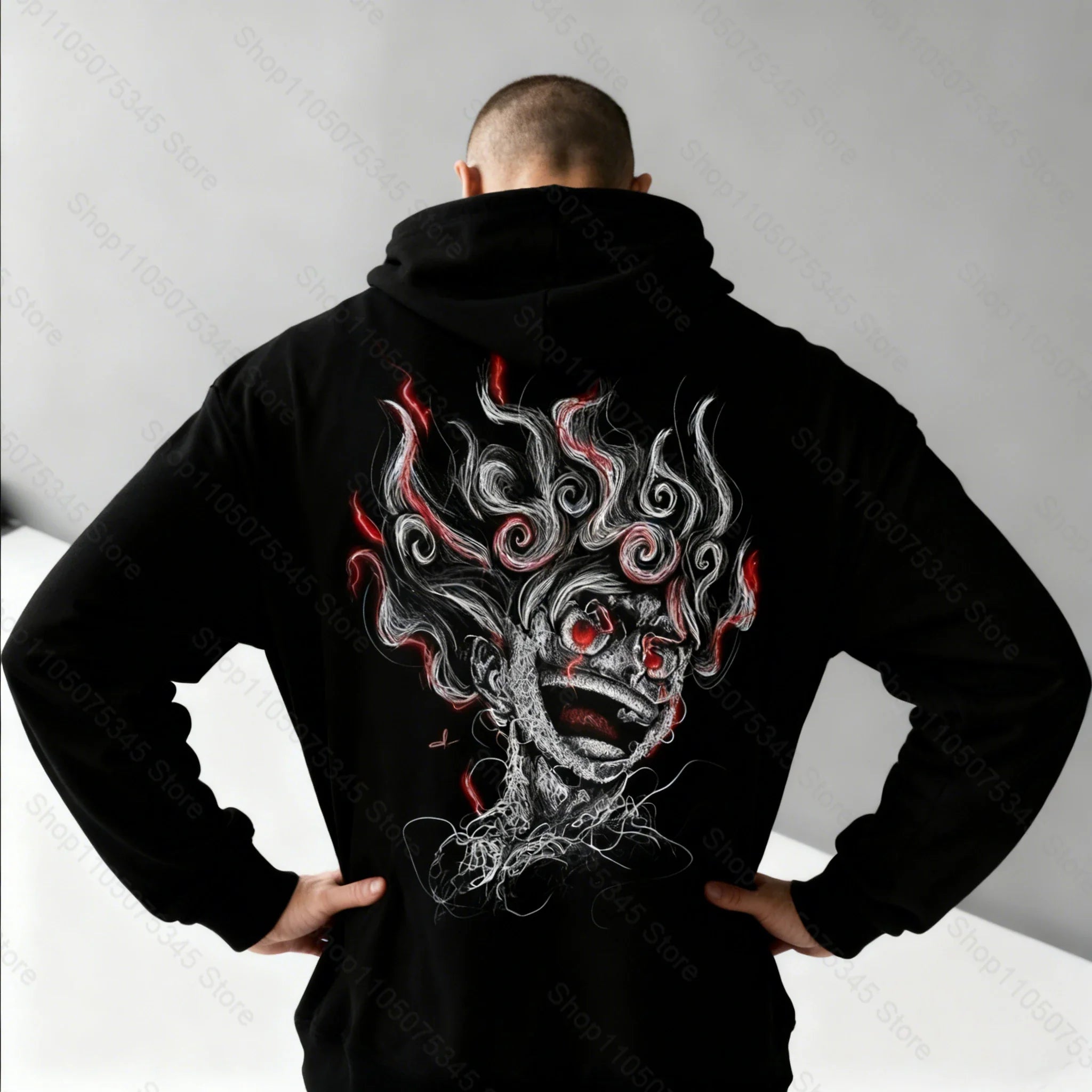 One Piece Japanese Anime Print Hoodie Men Women One Piece Graphic Hoodies Long Sleeve Pullover Sweatshirt Y2K Harajuku Clothing