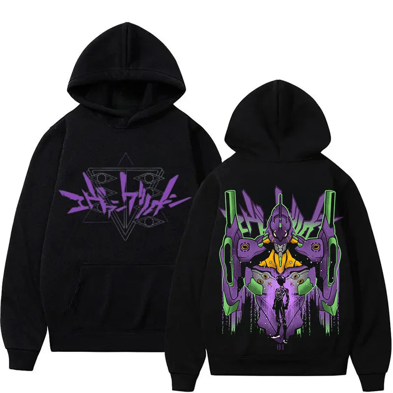 Hoodies Anime Men Hoodie Sweatshirts Casual Long Sleeve Pullovers Hooded Sweater Cartoon Warm Hoody Tops Gifts