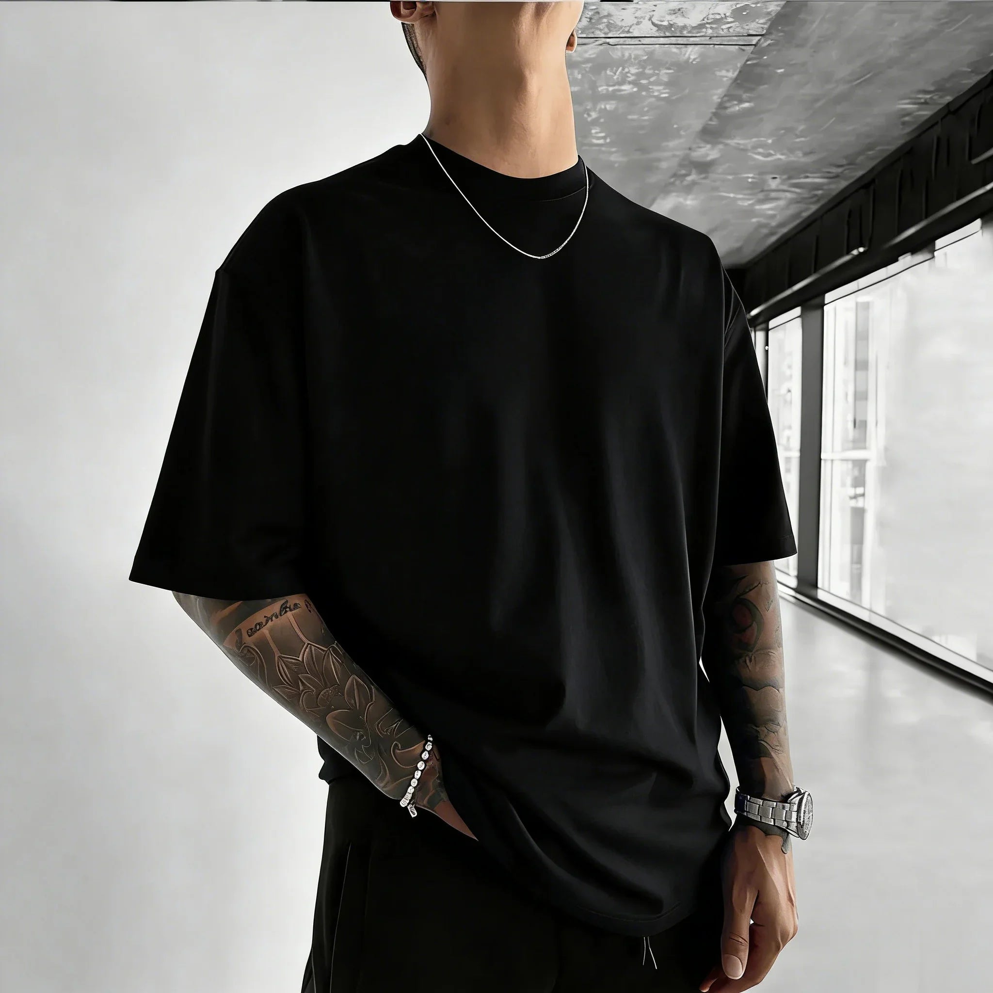 Oversized Unisex Pure Cotton T-shirt Demon Slayer Kochou Shinobu 2026 Summer New Product Anime Printed Casual Short Sleeved Top