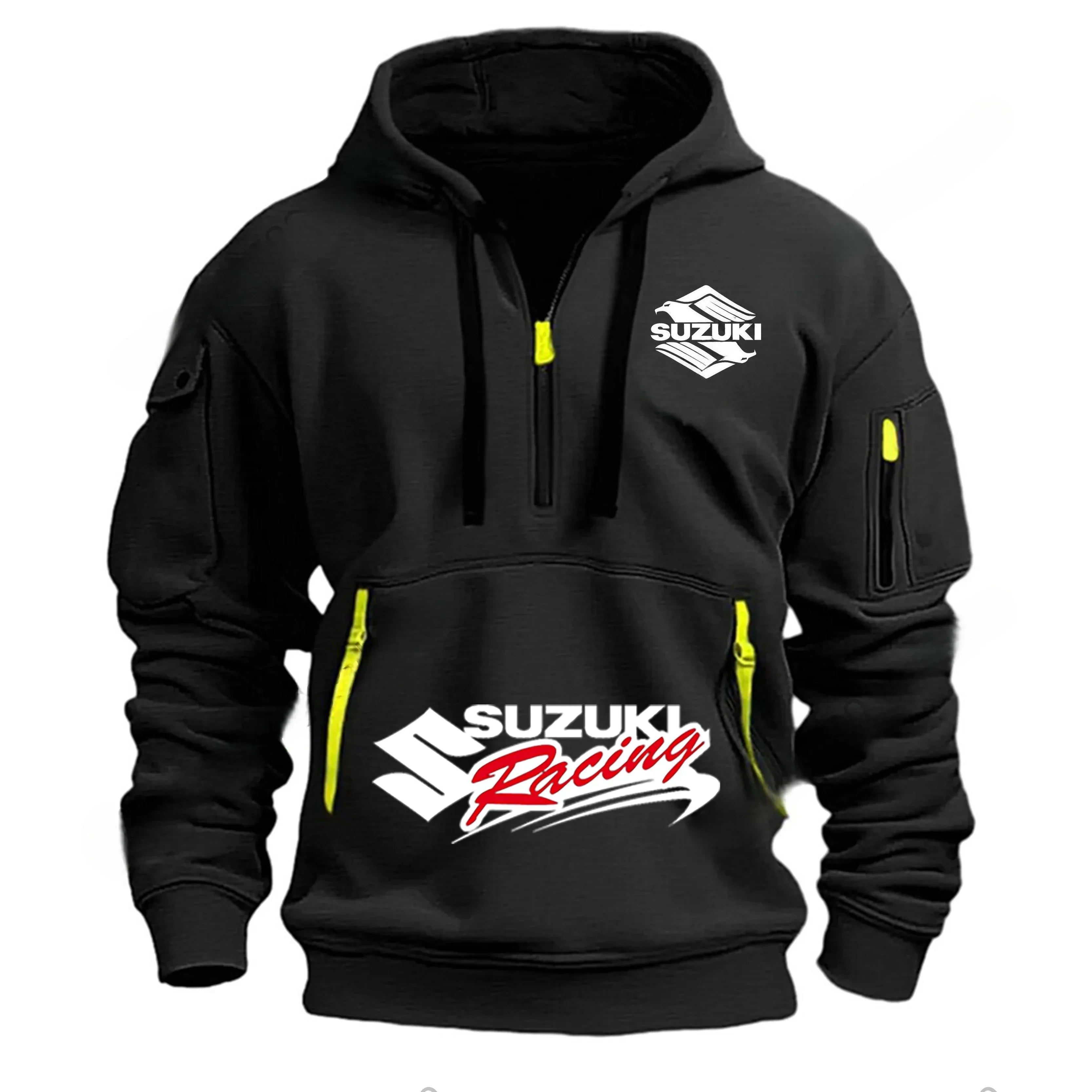men's hoodies. hooded sweatshirts. outdoor-style streetwear. motorcycle clothing. high-quality. warm winter