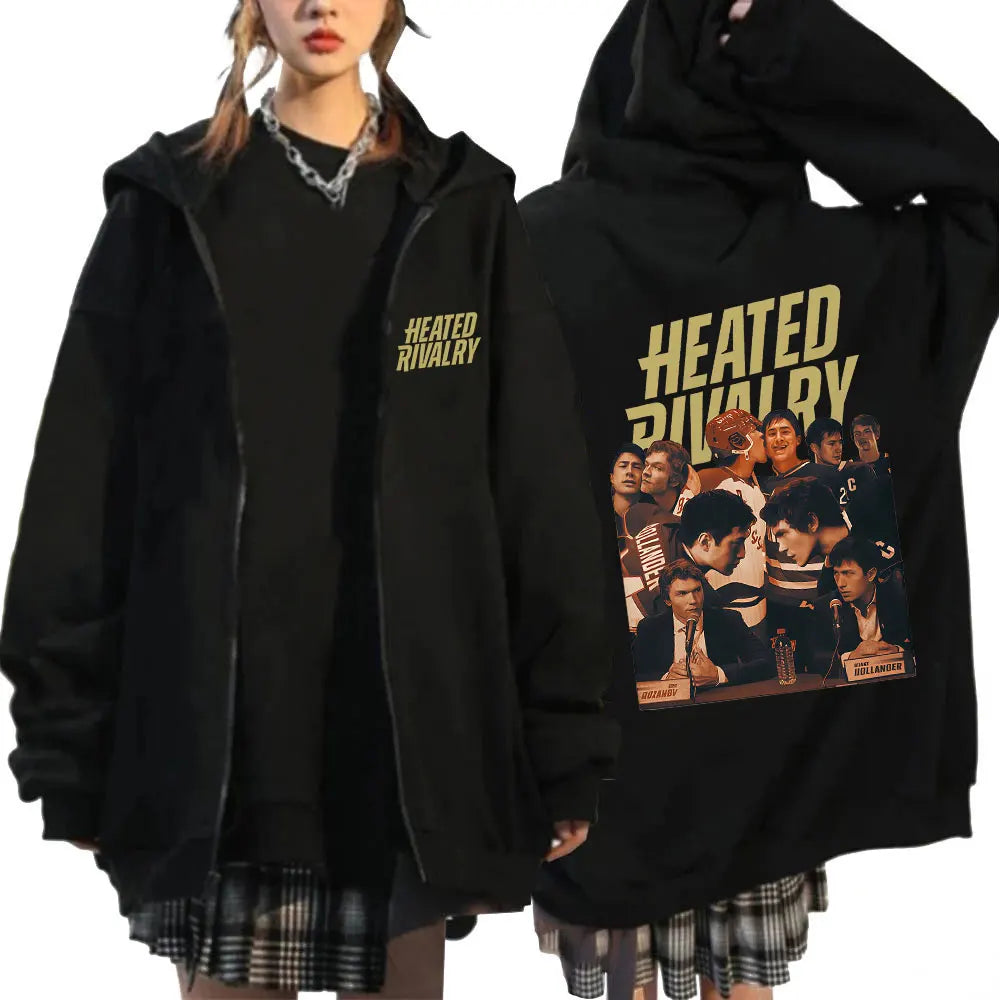 Zipper Hoodies Men's Women Clothing Fashion Zip Up Sweatshirts Jackets Coats