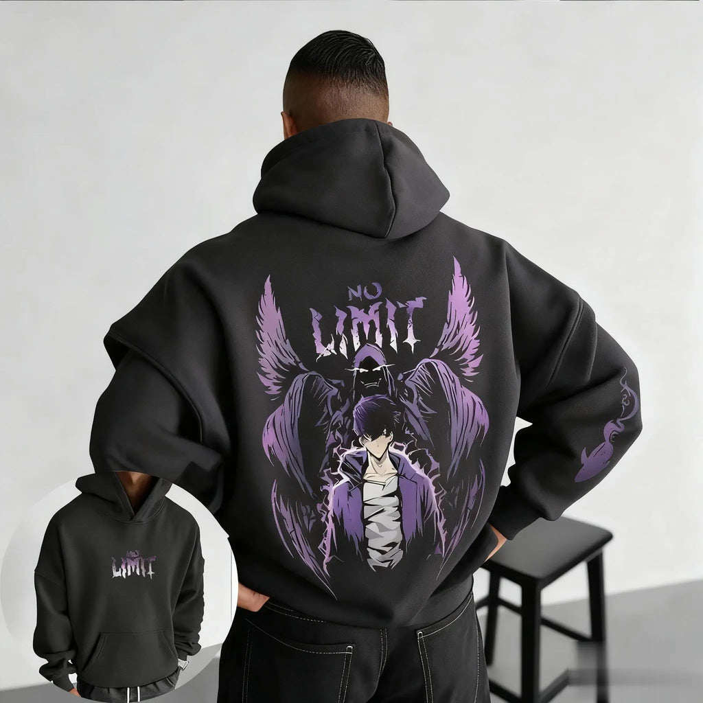 Solo Leveling Anime Print Hoodie Men Women Casual Top Pullover Sweatshirt New Fashion Autumn Long Sleeve Top Streetwear Cosplay