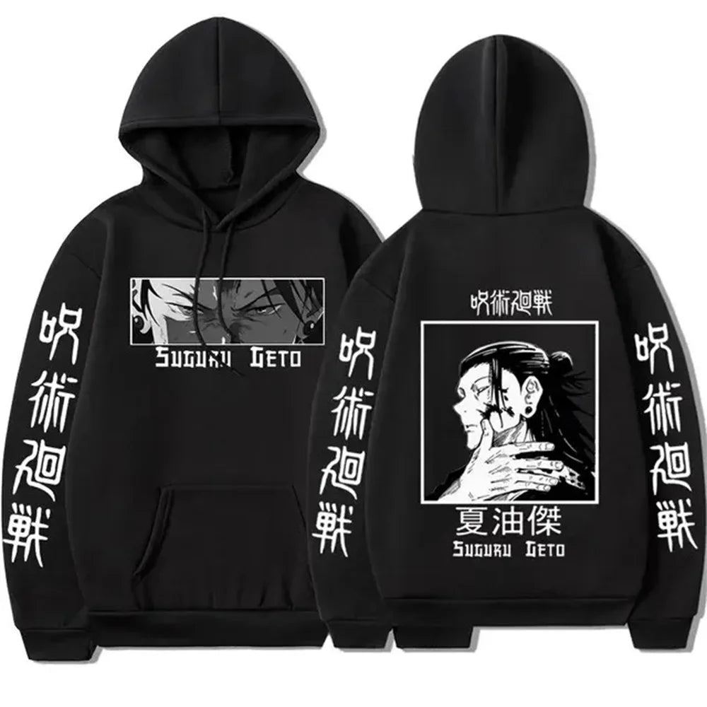hoodies for man 3D Anime Satoru Gojo Printing Hooded Men Women Hoodies Prevalent Harajuku Manga Unisex Sweatshirt Men's clothing