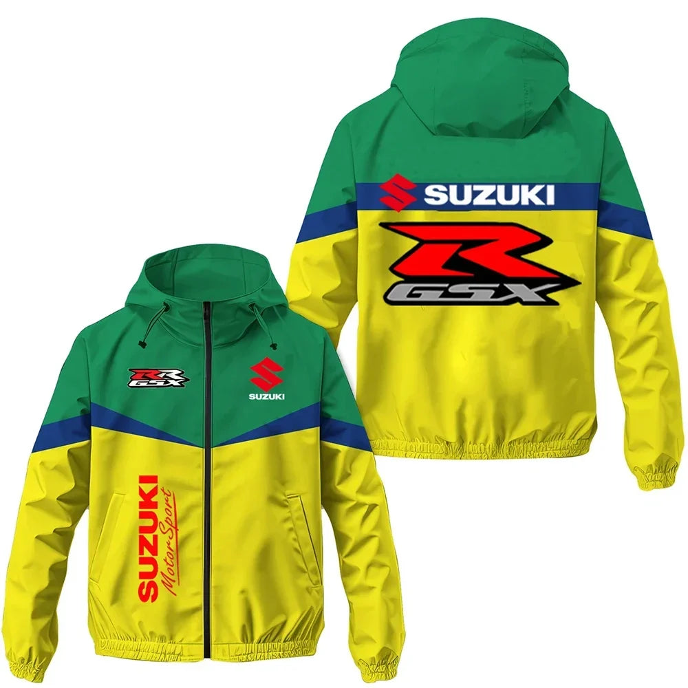 Racing Jacket Team Uniform Motorcycle Jacket Windproof Thin Sun-protective Clothing Outdoor Cycling Men's Jacket Y2K